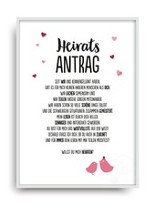 Geschenk Karte HEIRATSANTRAG 1