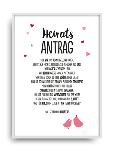 Geschenk karte heiratsantrag - karte, 1