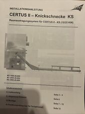 Pellets Förderschnecke Knickschnecke