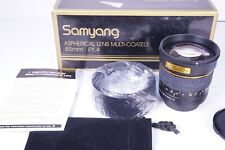 SAMYANG 85 mm 1,4 Aspherical lens  Multi coated for SONA ALPHA A MOUNT