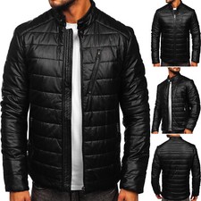 Kunstlederjacke Bikerjacke