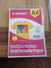 ✅ 50 Stück Transferpapier für dunkle Stoffe, Keramik, Mauspads & mehr