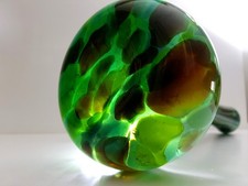 GLAS ... grüne Stangenvase