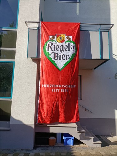 Riegeler bier werbebanner - riegeler,