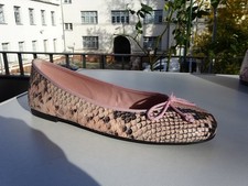 PRETTY BALLERINAS 490029 Dam Schuhe Ballerinas Schlangen Leder Spain Gr.39 Neuw
