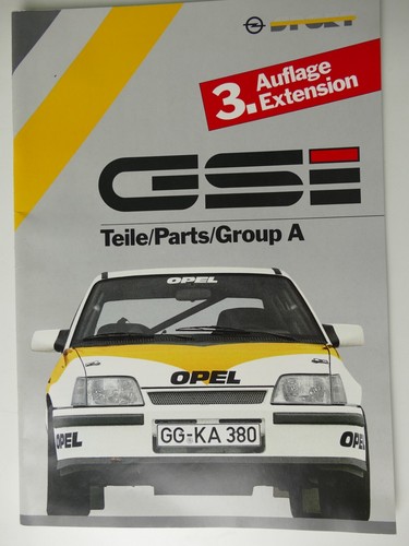 Opel katalog händlerstempel - opel,