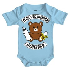 Baby Strampler kurz Club der kleinen Scheißer Größe 62 - 92 geschenk witzig bike