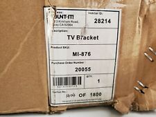 Mount-It! MI-876 Verstellbarer mobiler TV-Wagen mit Ablage und Rollen von 37-70"