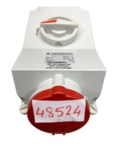 Mennekes 5959A 63A IP44 CEE Wanddose Steckdose abgesichert mit Schalter 48524