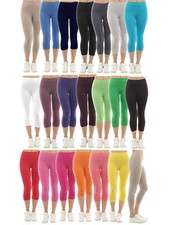 Damen Capri 3/4 Leggings kurze