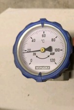 Simplex Pumpen-Kugelhahn Typ S PN16 1" IG Rücklauf Heizung  Thermomer