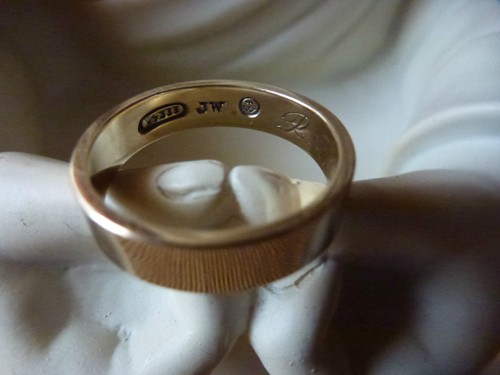 Massiver ring 333er - massiver, gold