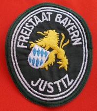 Justiz Justice Gefängnis Jail Uniform Abzeichen Bayern