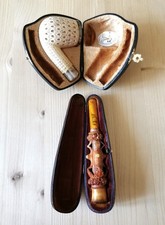 Meerschaum: Zigarettenschpitze antik, Tabakpfeife ALTINAY Block Meerschaum