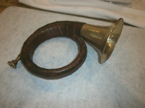 Altes jagdhorn mit wickelung - altes,