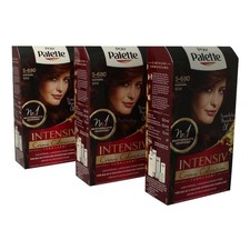 3 x Poly Palette Intensiv-Creme-Coloration 650 5-680 Kastanie
