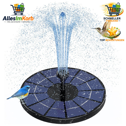 Solar springbrunnen mit - solar,
