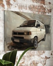 Bus Leinwand Bild Motivation