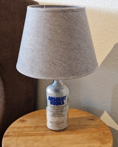 Flaschenlampe aus einer