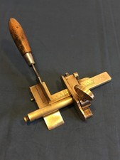 Leder -Riemenschneider, Messing, verstellbar, antik,  ca 1920er, gebrauchsbereit