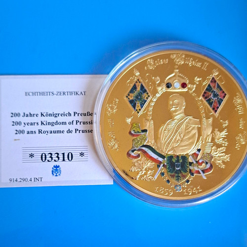 Medaille kaiser wilhelm 200 - kaiser,