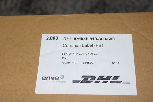 Dhl thermo versand - dhl, etiketten