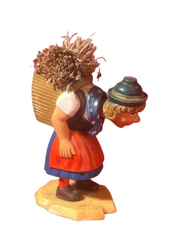 Wackelkopf figur bäuerin - wackelkopf-figur,