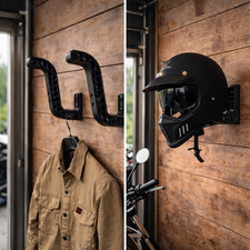 Motorradhelm Wandhalterung