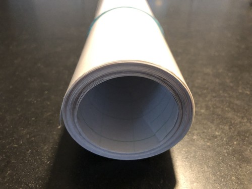 Angebrochene rolle laminat - angebrochene,