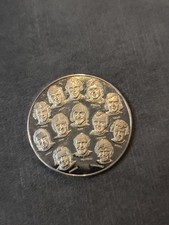 Silbermedaille / Münze 1975 Borussia Mönchengladbach Deutscher Meister Gladbach 