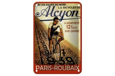 Blechschild Retro 12x18 cm