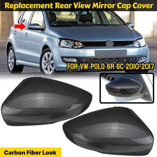 Carbon optik spiegelkappen - carbon,