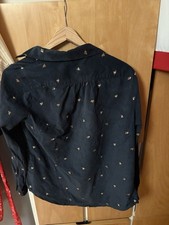 Kordbluse Sophie - Navy Multi
