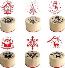 6 Stück Weihnachtsstempel