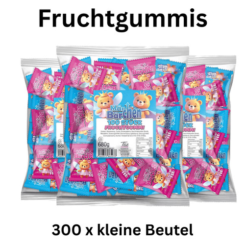 300 fruchtgummi mini - mini, beutel