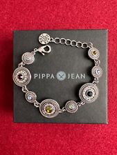 Pippa & Jean Tory Bracelet Armband Boho Style Ethno Look Glas-Kristalle Edelstah