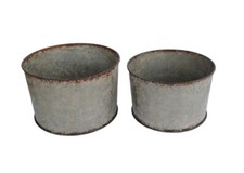 gr. Pflanztöpfe S2 Zinkwanne