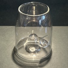 Vintage Winzer Verstärker Weinprobe stiellos Weinglas verpackt