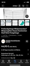 Gehege Freigehege, 10x 45/35 Welpenauslauf , Laufstall,  Absperrgitter