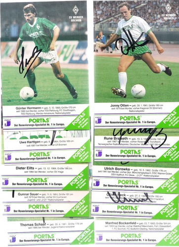 Autogramme werder bremen - 22,