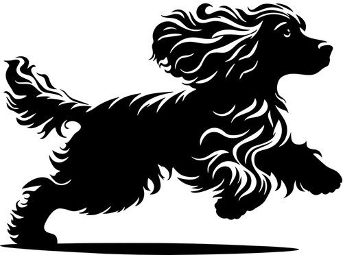Cocker spaniel aufkleber - cocker,