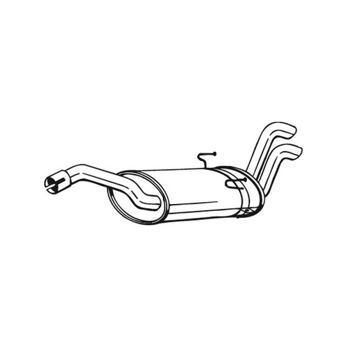 Bosal silencieux arrière für - silencieux,