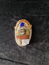 Original US obsolet Police Badge "Oval Shield" Skagway Alaska 