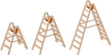 Layher Stehleiter Holz Stufen