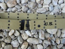 US Army Koppel Lochkoppel M36 Belt WK2 WWII 1944 Gr L-105 USMC Marines Navy USMC