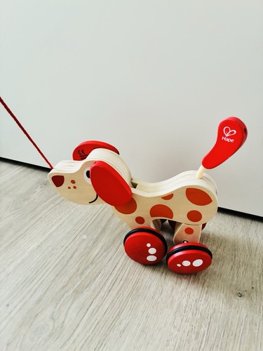 Hape holz nachziehtier - hape, hund