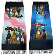 Damen Schal Halstuch 20% Wolle