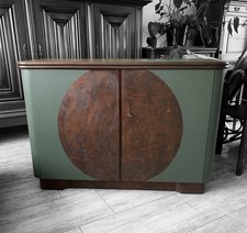 Vintage buffet wurzelfurnier - buffet,