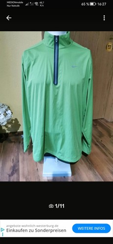 Nike golf schlupfjacke sehr - golf,