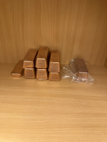 Handgegossene kupferbarren - handgegossene,
